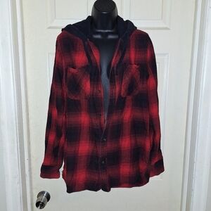 Arizona jean Co button-down hoodie men's medium